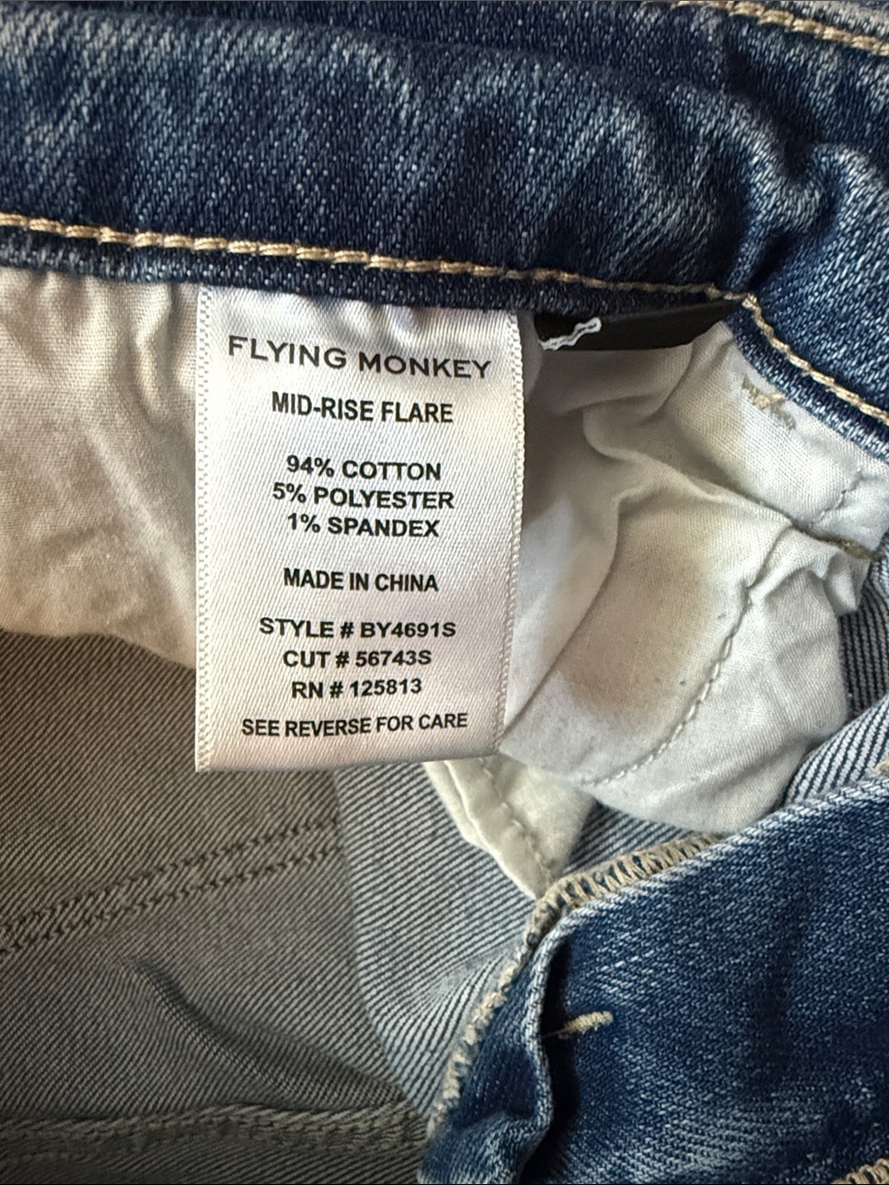 Mid-rise jeans - Picture 3 of 4